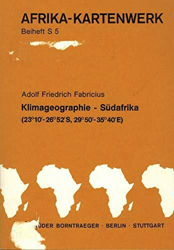 Klimageographie Südafrika