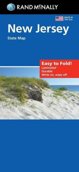 Rand McNally Easy to Fold: New Jersey State Laminated Map