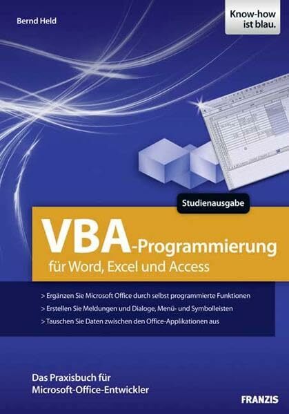 VBA Programmierung: VBA Programmierung für … | Studibuch