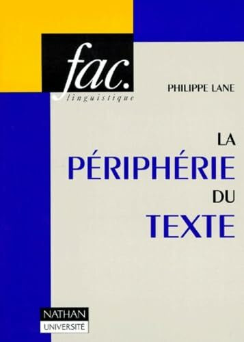 La périphérie du texte