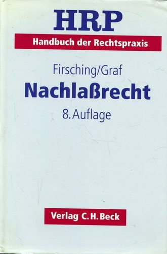 Handbuch der Rechtspraxis (HRP), 9 Bde. in 11 Tl.-Bdn., Bd.6, Nachlaßrecht, m. Diskette (3 1/2 Zoll)