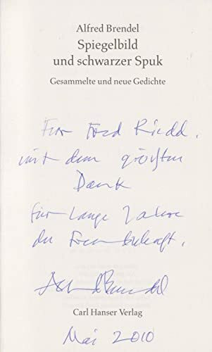 Spiegelbild und schwarzer Spuk: Gesammelte und neue Gedichte