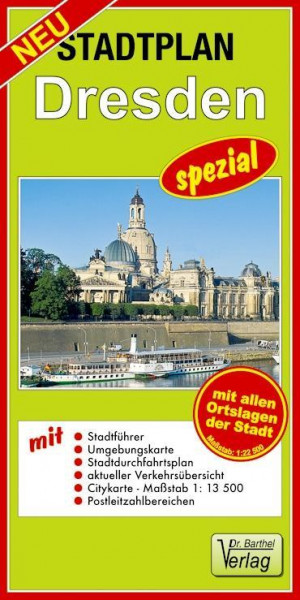 Stadtplan Dresden spezial 1 : 22 500