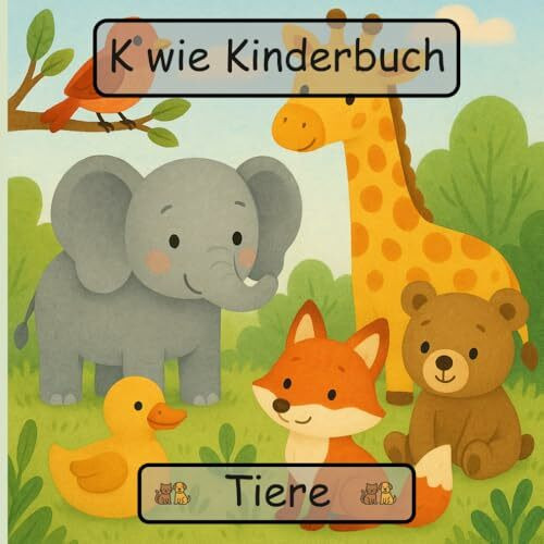 K wie Kinderbuch: Tiere: Mein erstes Tier-ABC: Von A bis Z entdecken (K wie Kinderbuch – Mein erstes ABC, Band 1)
