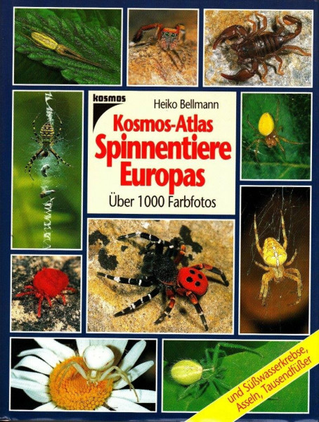Kosmos- Atlas Spinnentiere Europas. Und Süßwasserkrebse, Asseln, Tausendfüßer