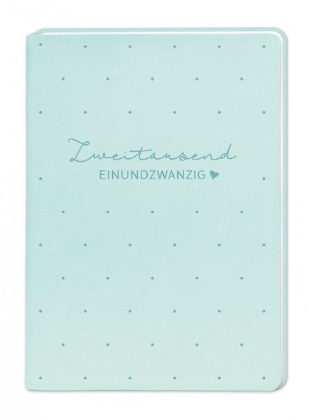 Terminplaner Lederlook A5 "Mint" 2021