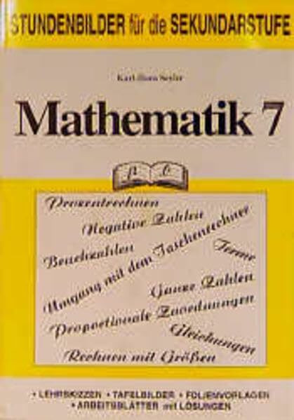 Mathematik / Stundenbilder für die Unterrichtspraxis: Mathematik, 7. Jahrgangsstufe, EURO