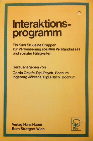 Interaktionsprogramm : e. Kurs für kleine Gruppen zur Verbesserung sozialen Verständnisses u. sozialer Fähigkeiten.