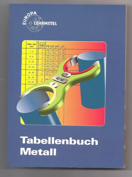 Tabellenbuch Metall (mit Formelsammlung) (Europa-Fachbuchreihe für metallverarbeitende Berufe)