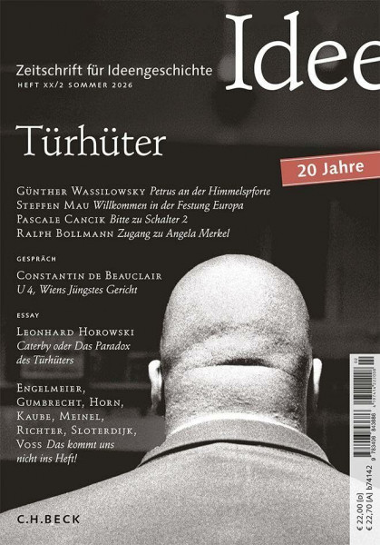 Zeitschrift für Ideengeschichte Heft XX/2 Sommer 2026: Türhüter