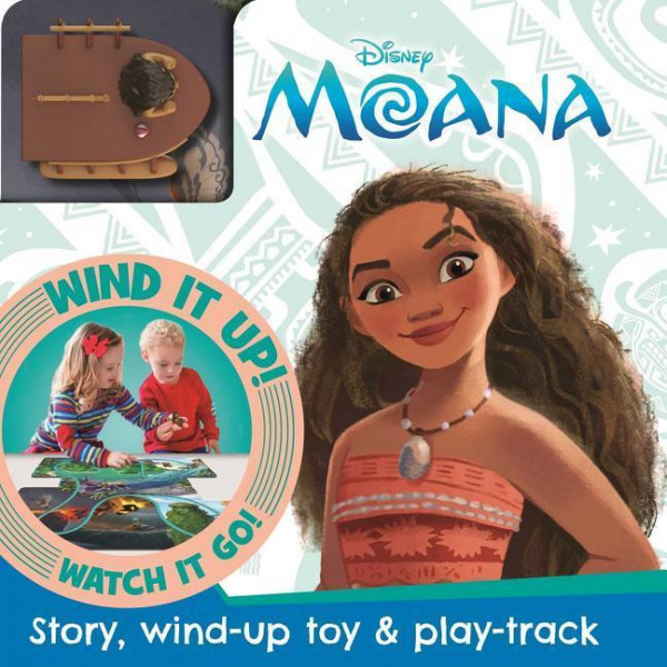 Disney Moana: Busy Board with Wind-Up Car & Track