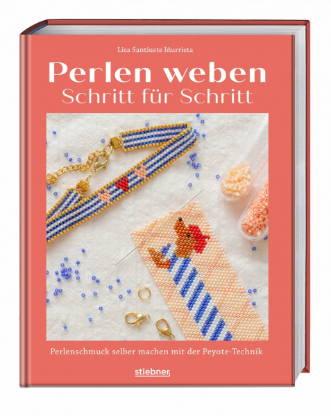 Perlen weben Schritt für Schritt: Perlenschmuck selber machen mit der Peyote-Technik. Armbänder selber machen, Ketten selbst gestalten und Ohrringe selber machen mit Perlen fädeln.