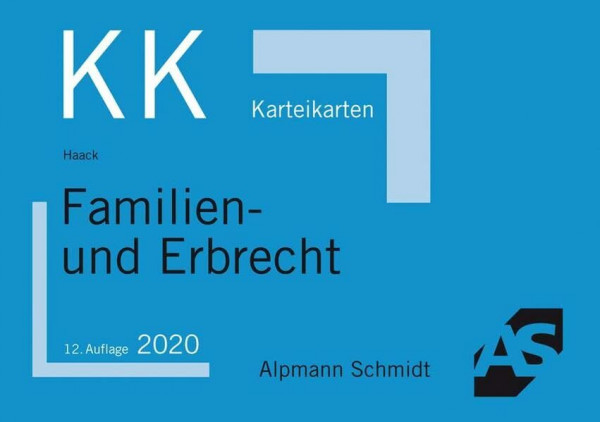 Karteikarten Familien- und Erbrecht (Karteikarten Zivilrecht)
