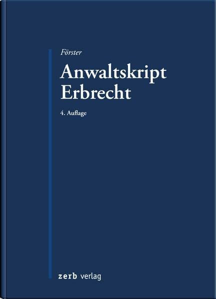 Anwaltskript Erbrecht