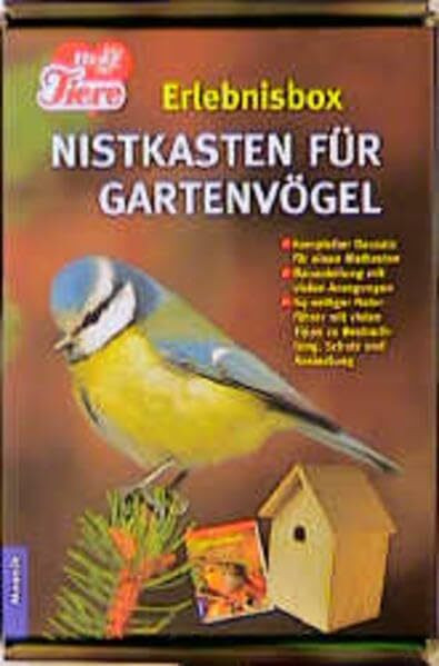 Nistkasten für Gartenvögel: Erlebnisbox aus Nistkasten und Begleitbuch