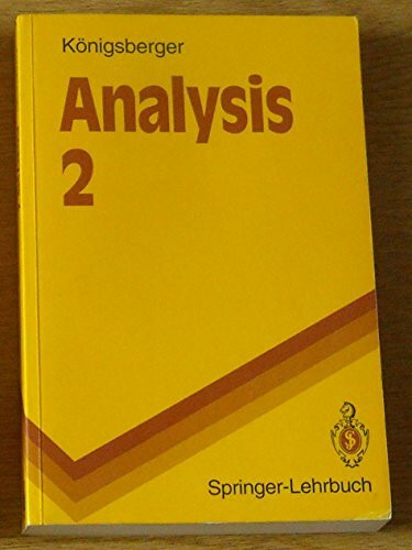 Analysis 2 (Springer-Lehrbuch)