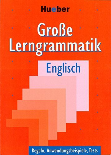 Große Lerngrammatik, Englisch