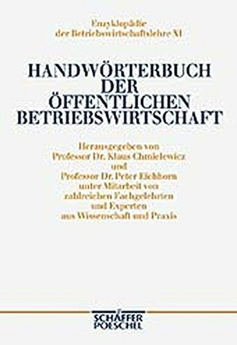 Handwörterbuch der öffentlichen Betriebswirtschaft