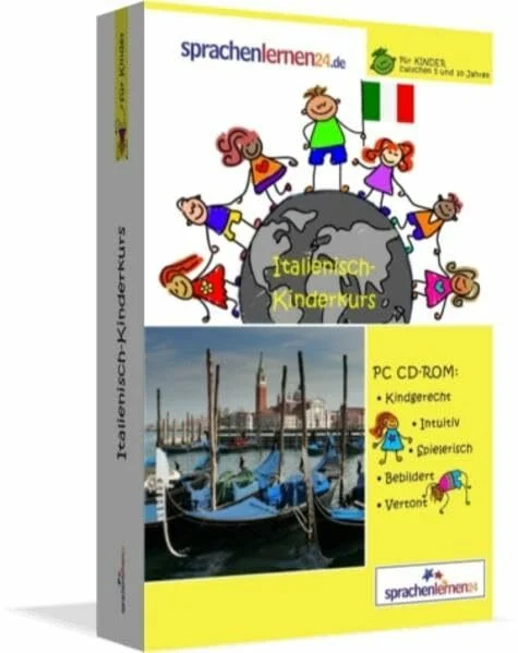 Sprachenlernen24.de Italienisch-Kindersprachkurs: Lernsoftware auf CD-ROM für Windows/Linux/Mac OS X