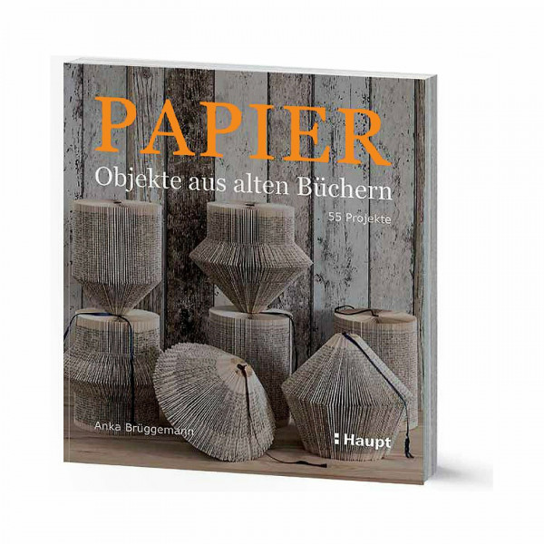 Papier-Objekte aus alten Büchern: 55 Projekte