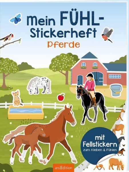 Mein Fühl-Stickerheft - Pferde