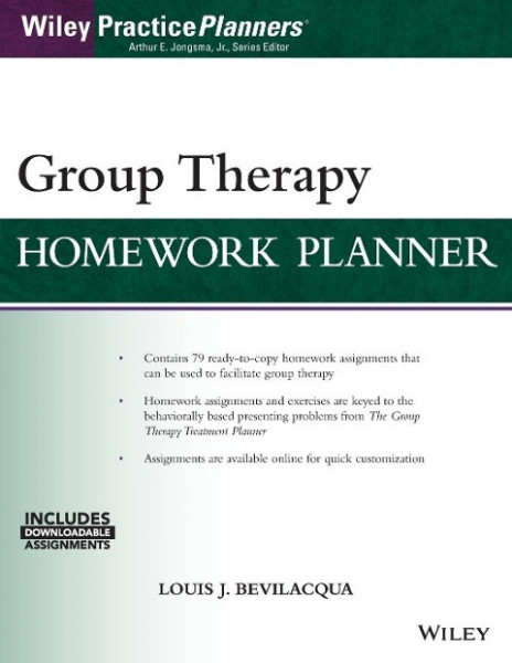 Group Therapy Homework Planner