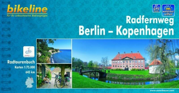 bikeline Radtourenbuch: Radfernweg Berlin-Kopenhagen, wetterfest/reißfest
