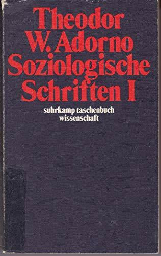 Soziologische Schriften, 1