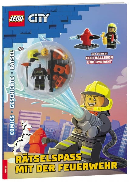 LEGO® City™ – Rätselspaß mit der Feuerwehr: Mit LEGO® Miniset Eldi Hallsson und Hydrant
