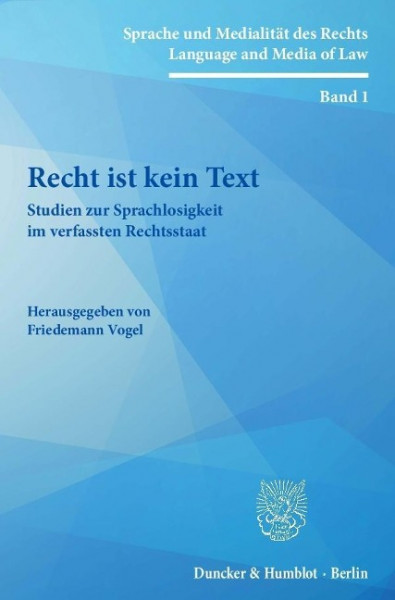 Recht ist kein Text