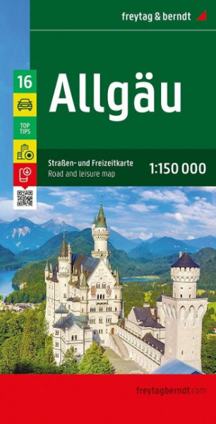 Allgäu, Autokarte 1:150.000, Top 10 Tips, Blatt 16