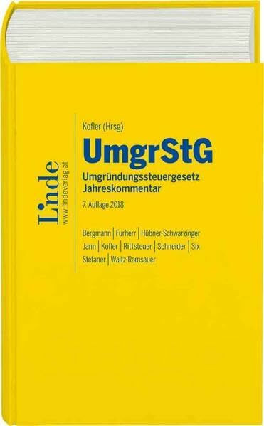 Umgründungssteuergesetz: Jahreskommentar