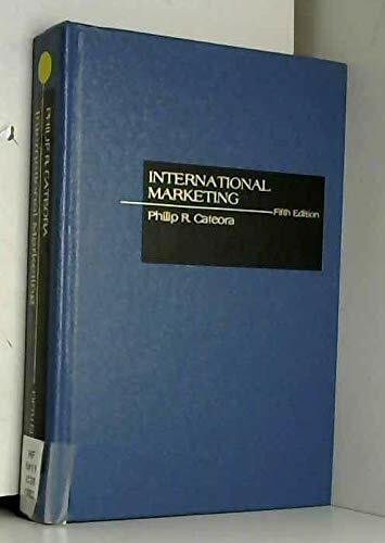 International marketing (The Irwin series in marketing)