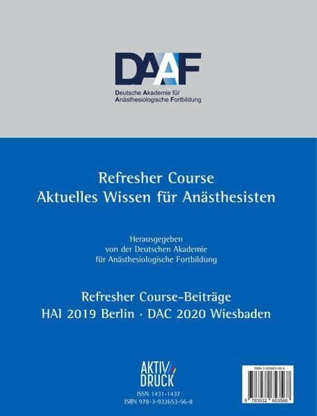 Refresher Course-Beiträge: HAI 2019 Berlin - DAC 2020 Wiesbaden