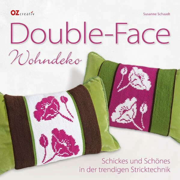 Double-Face Wohndeko: Schickes und Schönes in der trendigen Stricktechnik