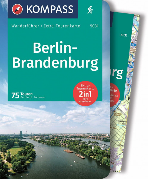 KOMPASS Wanderführer Berlin-Brandenburg, 75 Touren mit Extra-Tourenkarte: GPS-Daten zum Download