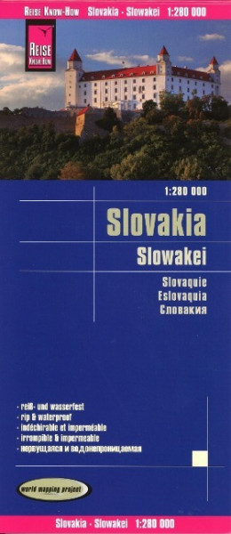 Reise Know-How Landkarte Slowakei 1:280.000