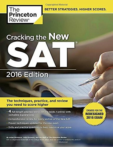 The Princeton Review Cracking the Sat 2016 Edition