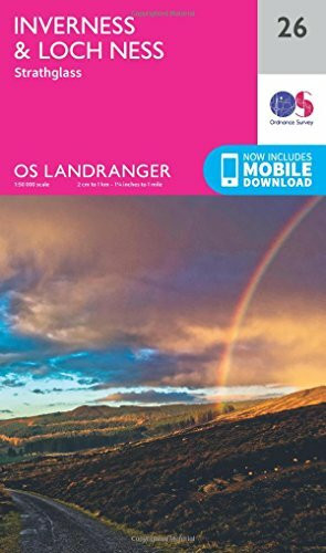 Inverness & Loch Ness, Strathglass (OS Landranger Map, Band 26)