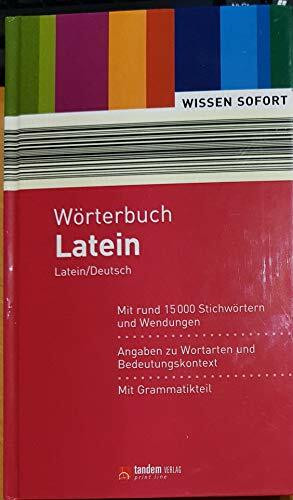 Wörterbuch Latein (Latein/Deutsch)
