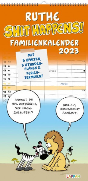 Ruthe - Shit happens! Familienkalender 2023