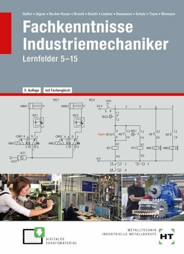 eBook inside: Buch und eBook Fachkenntnisse Industriemechaniker: Lernfelder 5-15