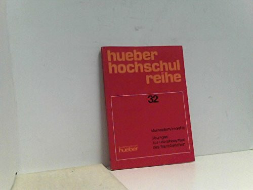 Übungen zur Morphosyntax des Französischen (5414 911)