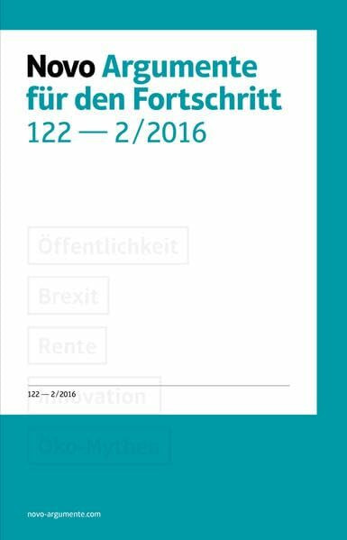 Novo - Argumente für den Fortschritt: #122 - 2/2016