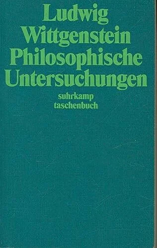 Philosophische Untersuchungen.