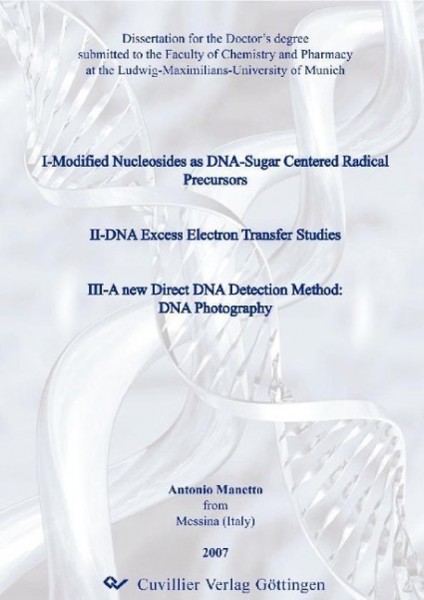 I-Modified Nucleosides as DNA-Sugar Centered Radical Precursors II-DNA Excess Electron Transfer Stud