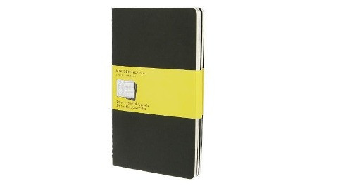 Moleskine Cahier large kariert schwarz DIN A5. 3er Pack
