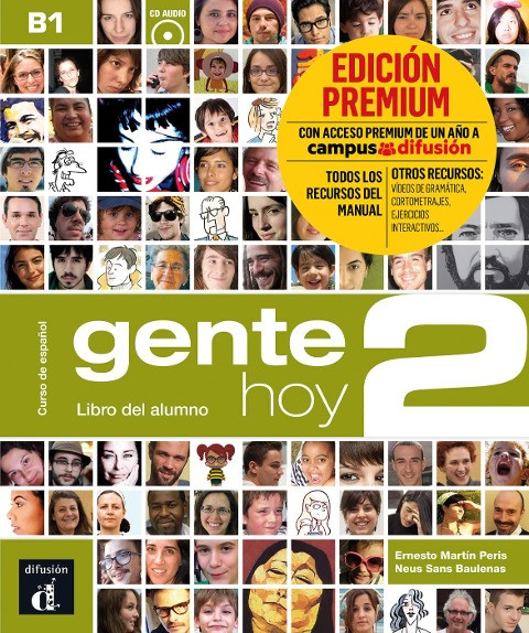 Gente Hoy 2 / Libro del alumno + CD audio + Premium