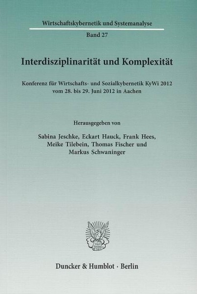 Interdisziplinarität und Komplexität