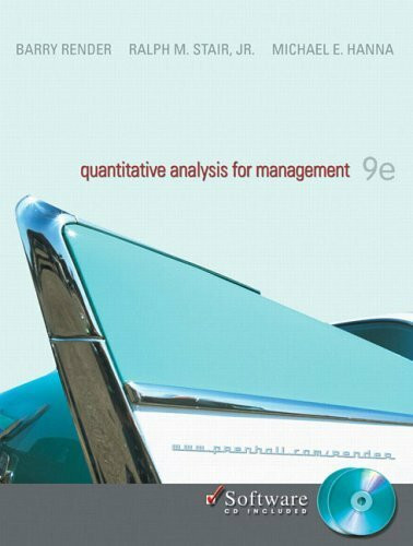 Quantitative Analysis for Management: United States Edition